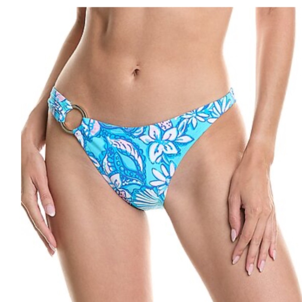 NWT! Lilly Pulitzer Kylen Bikini Bottom Sound the Sirens NWT Size 12
